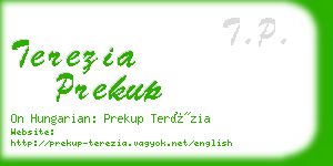 terezia prekup business card